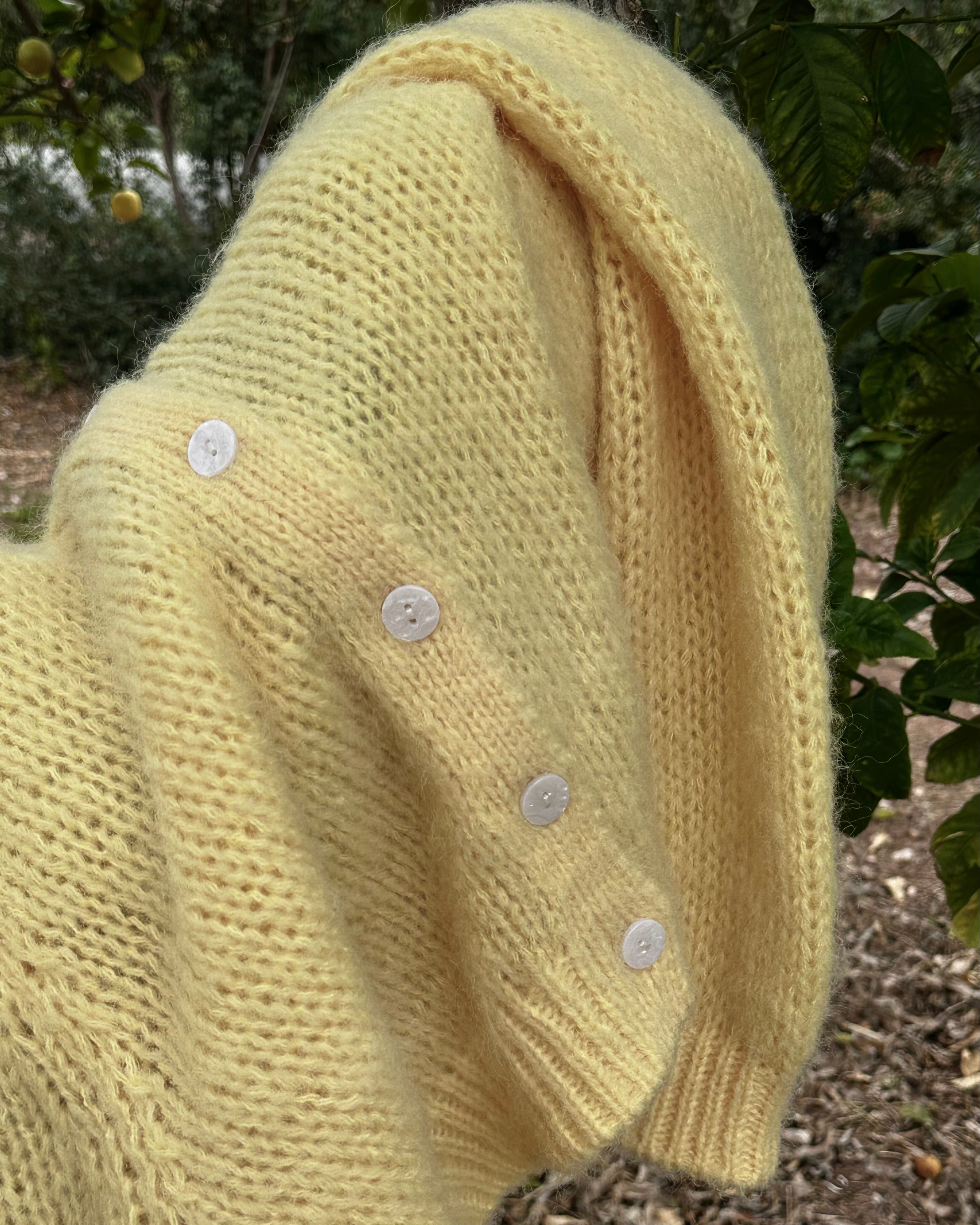 VMWILO Knit Cardigan - Pale Banana